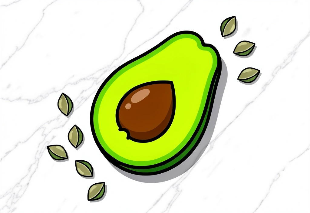 Авокадо и семенке